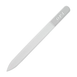 OPI Crystal Nail File | Reusable Glass Nail File | Helps Prevent Chipping & Peeling | Shapes Nails with Ease | Travel-Friendly