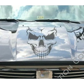 INCreation Skull Hood Vinyl Decal For Any Car Truck Sticker Death face Graphic 4x4 logo