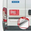 PUNCHMAN 30 Pack Red DOT Annual Vehicle Inspection Stickers -
