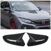RONTCOS Side Mirror Cover Caps Rearview Cover ABS Ox Horn