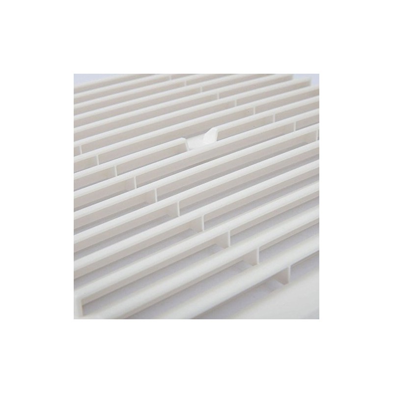 Airflow Grid Vent with Vents, White