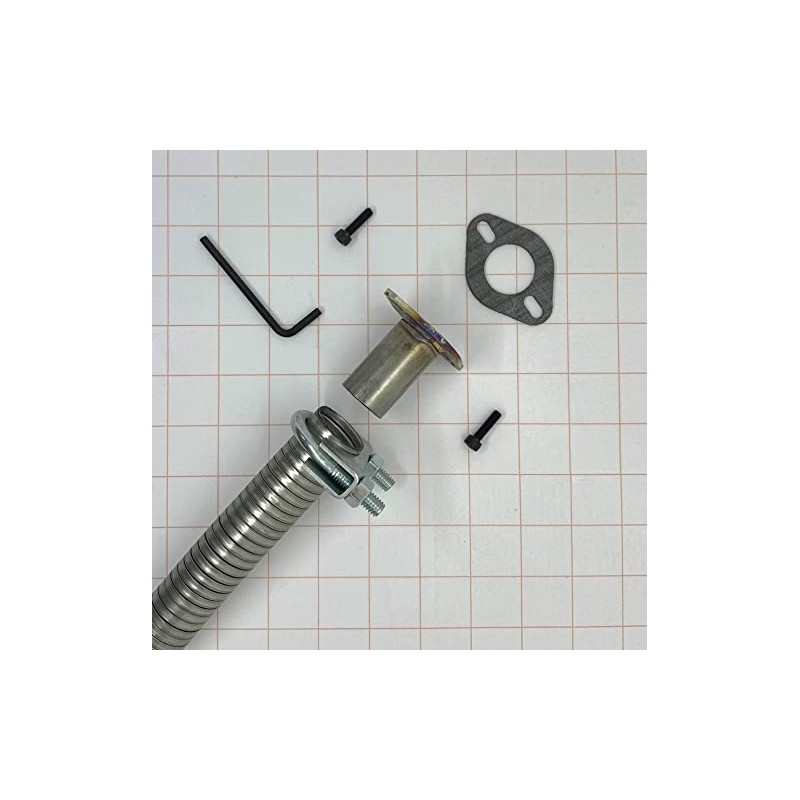 GenExhaust for Predator 5000 Generator 1 Steel tubing Exhaust Extension