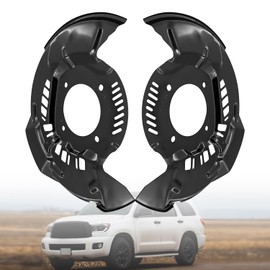 Yainetan 47703-0C031 47704-0C031 Brake Dust Shield Front Left & Right Brake Backing Plate Fits For Toyota SEQUOIA 2008-2022 Brake Dust Cover For TUNDRA 2007-2021 (2PCS)