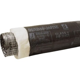 Dundas Jafine nsulated Flexible Duct with Black Jacket, 8-Inches by 25-Feet BPC825R6
