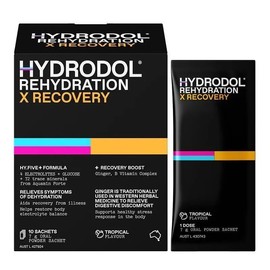 Hydrodol Rehydration X Recovery Powder Tropical Sachets 7g X 10