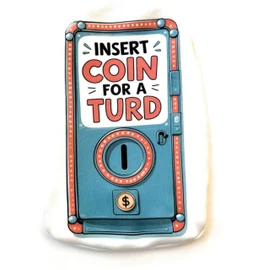 Turd Machine Stoma Bag Pouch | Humorous Ostomy Cover for Colostomy, Ileostomy & Urostomy | Soft & Stretchy for Comfort, Discretion & Style