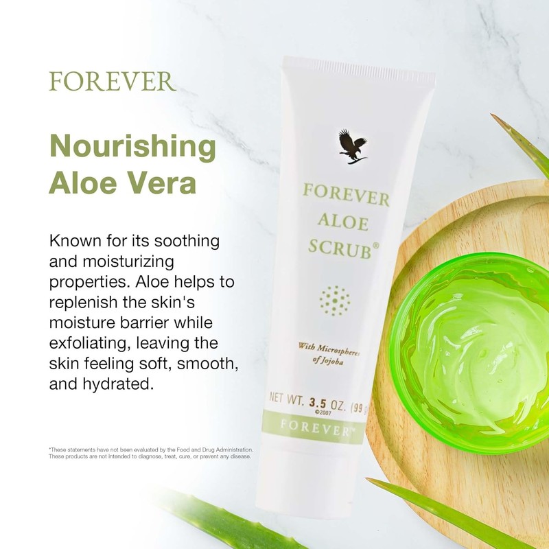Forever Living - Aloe Scrub® Gentle Exfoliation with Jojoba Microspheres