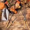Pack of 8 Barbecue Skewers Telescopic Marshmallow Campfire Grill Fork,