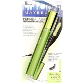 Maybelline Define-A-Lash Mascara, Very Black [801], 0.22 oz by Maybelline                                                                             