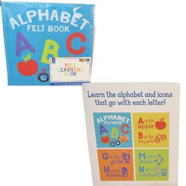 Horizon Felt Learning Book Alphabet and Icons That go with Each Letter