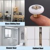 4 Sets Shower Door Rollers Runners Wheels Replacement Part Bathroom