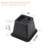 Ihomepark Bed Risers 4 Inch Heavy Duty, Square Furniture Frame