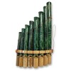 PERUVIAN PANPIPES FEATURING LEAF PATTERN 20cm x 12cm | 8