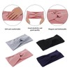 TIESOME Extra Wide Headbands For Women, 7 inch 4 Pcs