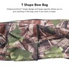 T Shape Bow Bag Thickened Adjustable Shoulder Strap Smooth Zipper