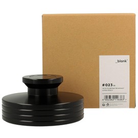 _blank #023bk Stabiliser for Record Players, Support Surface and Grip Insert Made of Carbon Fibre, Plate Weight PST335, Aluminium, Carbon, Black, 335 g Support Weight