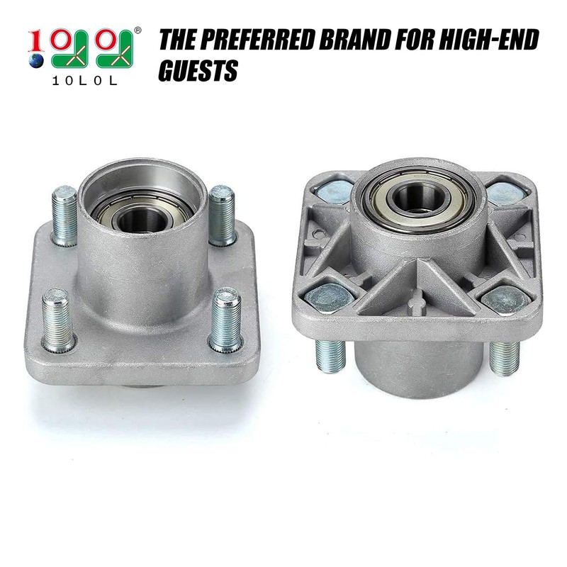 9.99WORLD MALL Golf Cart Front Wheel Hub Assembly with Bearings
