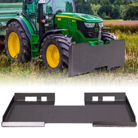Universal Quick Attach Mount Plate, 1/4" Thick Skid Steer Attachment Plate, 3000LBS Weight Capacity Skid Steer Mount Plate Compatible with Buckets, Plows, Forks and Tractors