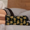 Novelty Crew Socks, Funny Socks Crazy Socks, Casual Golden Dragon
