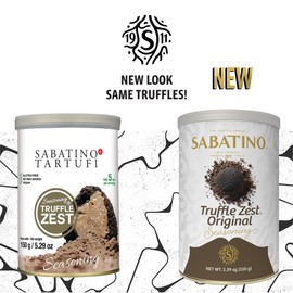 Sabatino Tartufi Truffle Zest Seasoning, The Original All Purpose Gourmet Truffle Powder, Plant Based, Vegan and Vegetarian Friendly, Kosher, Low Carb, Keto, Non GMO Project Certified, 5.29 oz