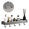 Wall Mounted Storage Shelves for Bathroom Space Aluminium Shower Storage