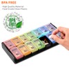 Extra Large Pill Organizer 2 Times a Day, FGcase Easy