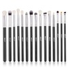 BEILI Juego de brochas de maquillaje de ojos 15 piezas