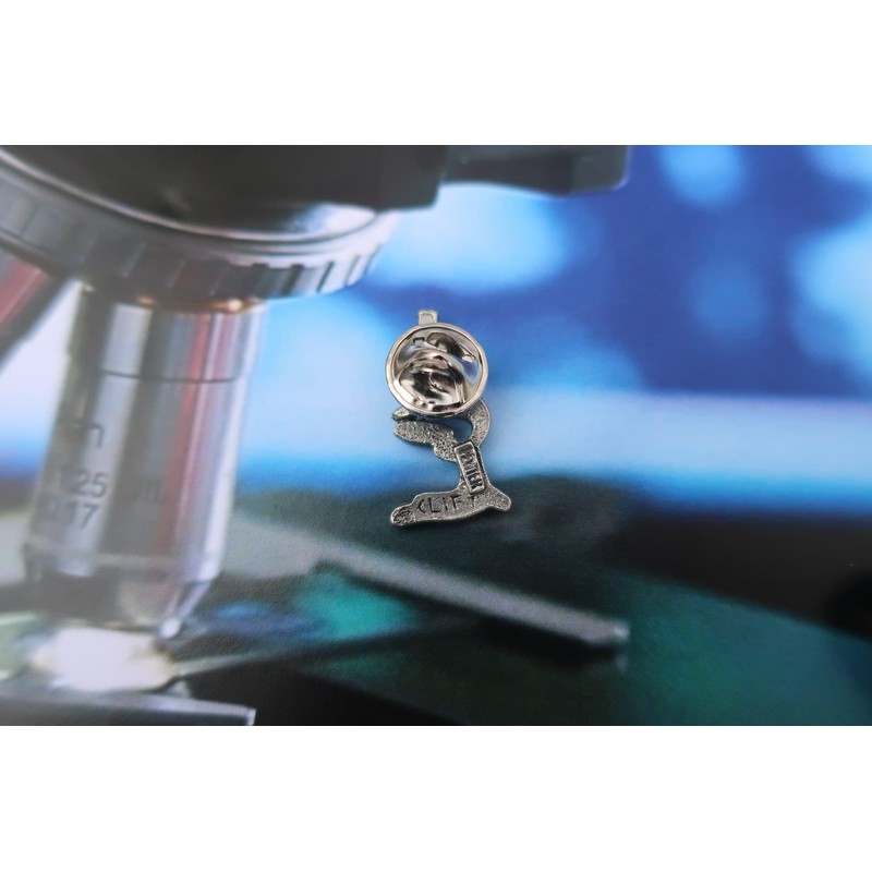 Jim Clift Design Microscope Lapel Pin - 1 Count