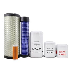 84475542 84475483 84539215 47797858 47671640 87682998 Filter Kit Compatible with New Holland Compact Tractors TC35A TC35D TC35DA TC40A TC40D TC40DA TC45A TC45DA