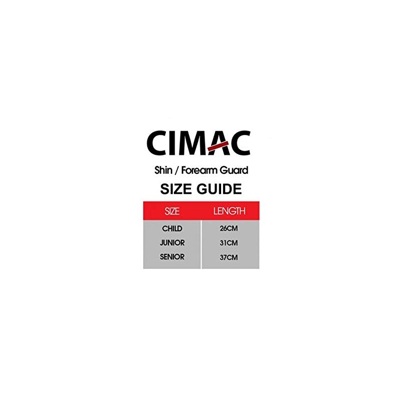 Cimac Martial Arts Karate Kickboxing Taekwondo Shin Guards/Forearm Protectors (Child)