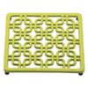 Old Dutch Square Deco Trivet, Oasis Green