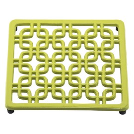Old Dutch Square Deco Trivet, Oasis Green