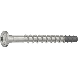 HECO 52809 MMS Plus P Semi-Circular Head 7.5 x 55 Stainless Steel A4 Multi-Monti Screw Anchor, Silver, 7.5/55