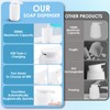 Automatic Soap Dispenser Touchless Foaming: Soap Dispenser Rechargeable for Bathroom