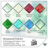 Gallery Glass Holiday Stained Glass Paint Kit, 8 Piece Set