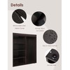 DINZI LVJ Shoe Storage Bench with Cushion, 16-Cubby Shoe Rack,