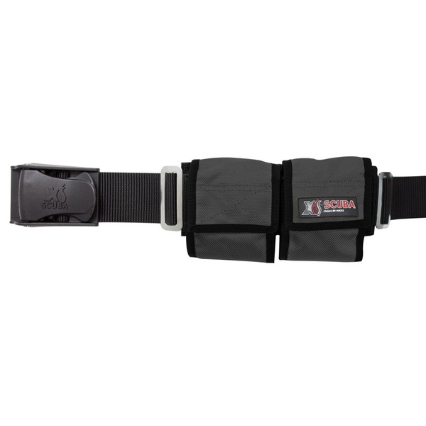 XS Scuba Pocket Weight Belts (6 Pocket, Black)