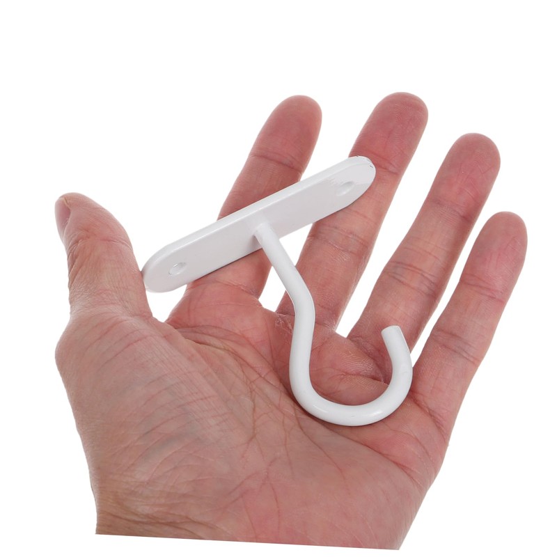 Totority 2pcs Iron Ceiling Hooks for Plants Minimalist Wall Hooks