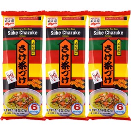 Sake Chazuke (Rice Soup Seasoning Salmon Flavore) - 1.16oz (Pack of 3)