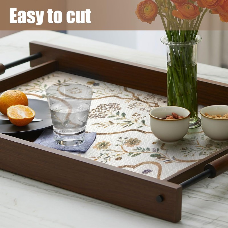 vuacepe Drawer and Shelf Liner for Kitchen Cabinets Non-Adhesive Drawer