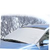 FELTECHELECTR Dual Windproof Frost Guard Ice Cover for Windshield Peva