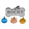 Placa de Identificación para Perros, Acero Inoxidable, (, )
