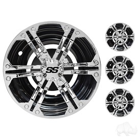 Red Hawk CAP-0063 Wheel Cover Set golf carts