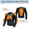 DUHAN Motorcycle Shirt Mesh Motorcycle Jacket Men with CE Level