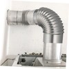TEHAUX Stainless Steel Elbow Chimney Flue for Wood Stoves Lightweight