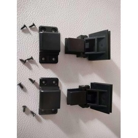 Dust Cover Hinge Kit for Turntables，DIY Compatible Record Player Hinge Kit and Includes Hinges and Screws for Easy Installation