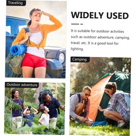 Operitacx USB Wiederaufladbare Zoom LED Taschenlampe Tragbare Outdoor Lampe mit Lichtmodi für Camping Wandern Notfälle Schwarz