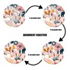 Cup Holders Car Coasters - Boho Flower Absorbent Ceramic Coaster,