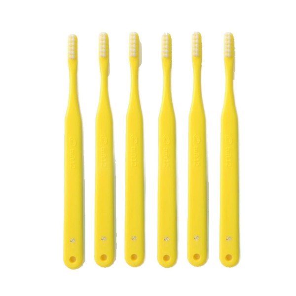 Tuft 12 SS (Super Soft), Dental Oral Care, Set of 10, Yellow