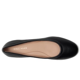 Cole Haan Women's Georgie Ballet Flats, Black Leather, 10.5